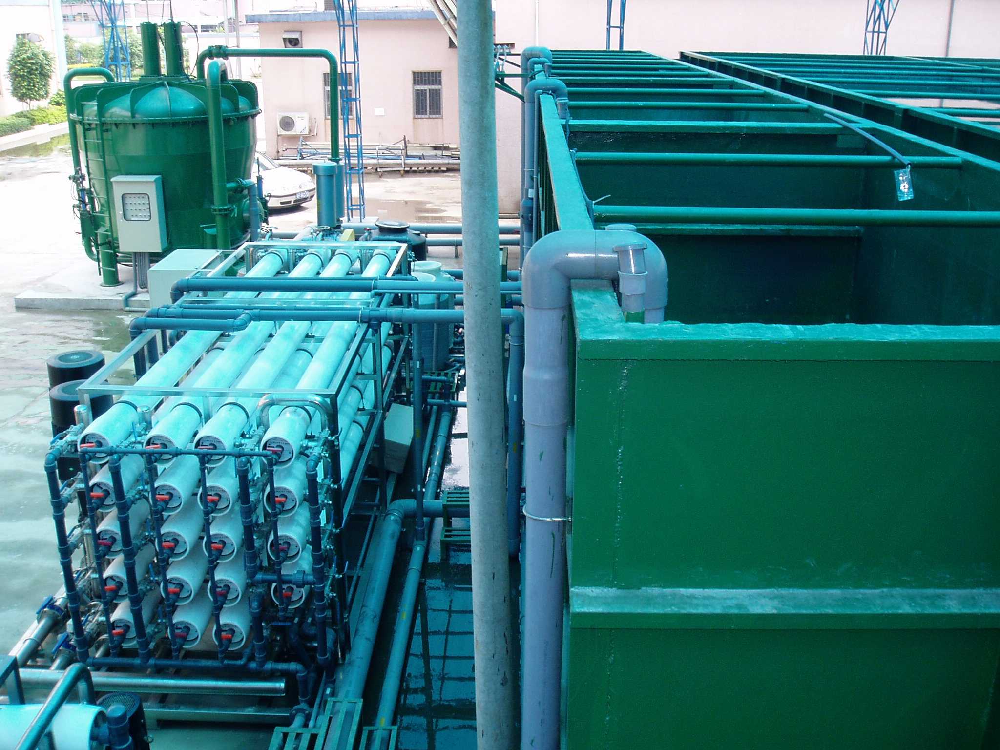 浙江電鍍廠廢水處理設備，電鍍園區廢水處理系統